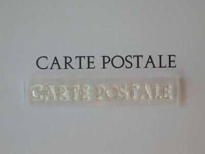 French Carte Postale, text stamp