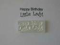 Happy Birthday Little Lady! stamp