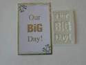 Our Big Day! wedding stamp