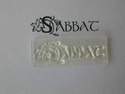 Sabbat, decorative text stamp