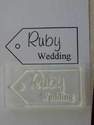 Tag, Ruby Wedding