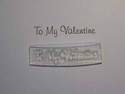 To My Valentine stamp