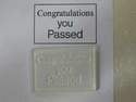 Congratulations you passed, stamp