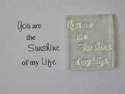 Sunshine of my Life, little verse stamp