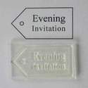 Tag, Evening Invitation