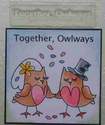 Together Owlways, stamp