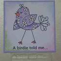 A birdie told me... stamp