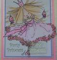 Party Princess, clear text stamp