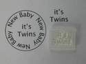 It's Twins, Little Words stamp