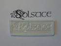 Solstice, decorative text stamp