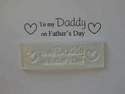 To my Daddy on Father's Day