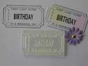 Ticket stamp, Birthday