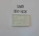 Santa Stop Here, Christmas stamp