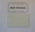 Ticket stamp, Bon Voyage