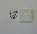 Happy 35th stamp