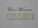 Civil Wedding, upper case stamp
