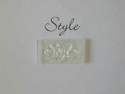 Style, clear script stamp