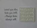 Loved you then, Love you still, little verse stamp