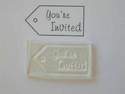 Tag stamp, You're Invited