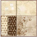 Shabby Paper pack, Brown and Beige