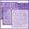 Shabby purple layering papers