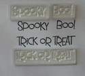 Halloween stamps, Spooky, Boo, Trick or Treat