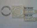 Confidential circle stamp set