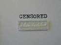 Censored, stamp