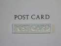 Post Card, word stamp