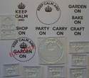 Keep Calm stamps set of 8