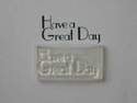 Deco style Have a Great Day stamp