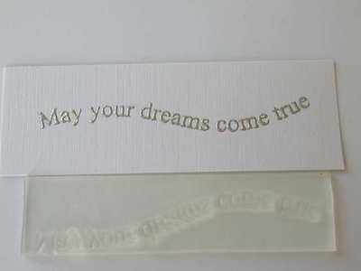 May your dreams come true
