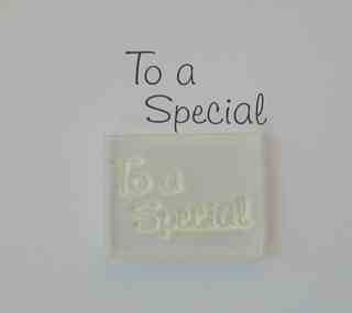 To a Special, style 2