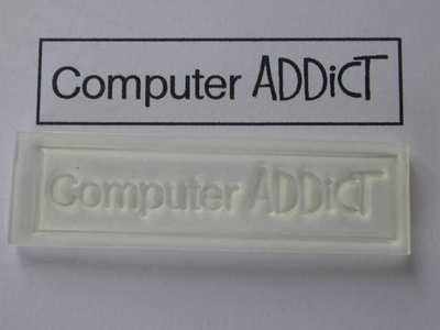 Computer Addict, stamp