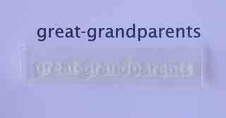 Great-grandparents, stamp 1