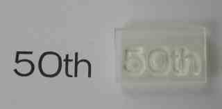 50th, stamp