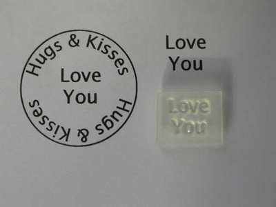 Love You, Little Words stamp