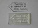 Baby Shower tag favour stamp