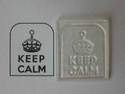 Keep Calm, small tag stamp