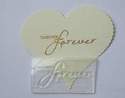 Together Forever, script wedding stamp
