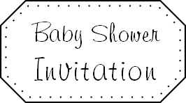 baby shower framed