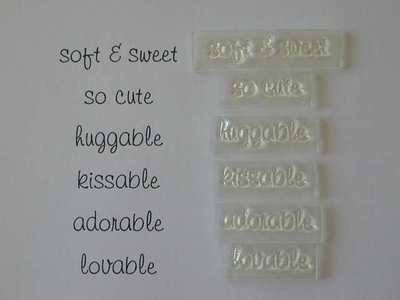 Baby Words stamp set