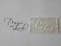 Praise the Lord, script stamp