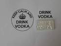 Drink Vodka, for Keep Calm and, stamp