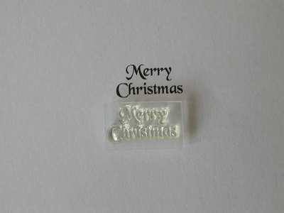 Merry Christmas little vintage stamp