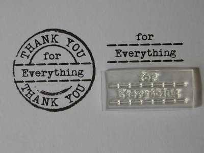 For Everything stamp, fits Thank You circle