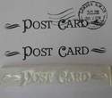 Post Card, deco stamp