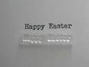 Happy Easter typewriter stamp