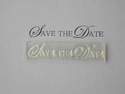 Save the Date, upper case stamp