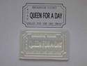 Ticket stamp for women, Queen for a Day